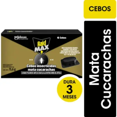 Cebo Insecticida Raid Extermina x 6 Unidades