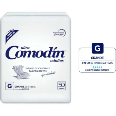 Pañales para Adulto Comodín Básico Grande x 50