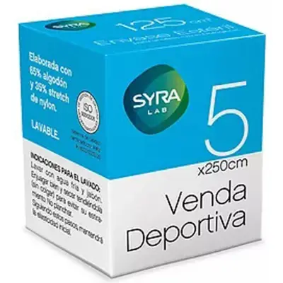 Venda Elástica Deportiva Syra 5 cm x 2,5 m