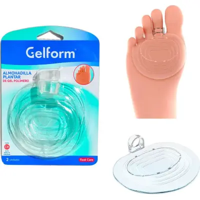 Almohadilla Plantar de Gel Gelform Oliva Talle CH (Par)