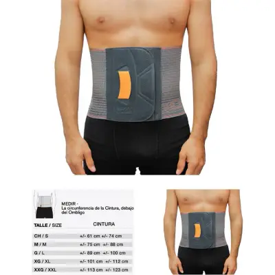 Faja Ortopédica Body Care con Malla de Aire 24 cm Talle 1