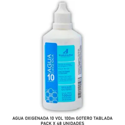 Agua Oxigenada Tablada 10 Volúmenes 100 ml