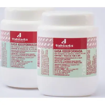 Gasa Iodoformo Tablada 7 cm x 3 m