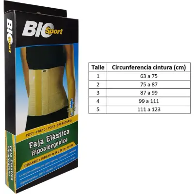 Faja Ortopédica Biosport Softy Reg Talle 1