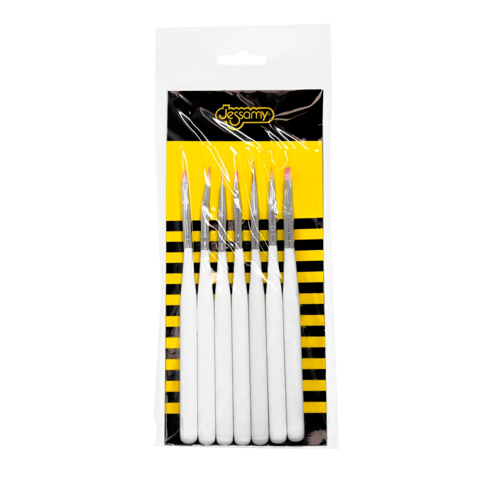 Set de 7 Pinceles para Decoración de Uñas Jessamy — foto 1