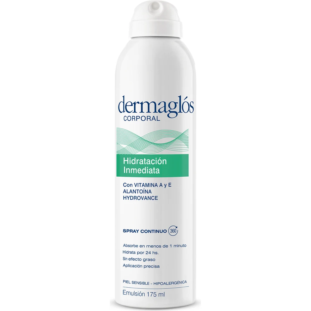 Crema Corporal Dermaglós Hidratación Inmediata Spray 175 ml — foto 1