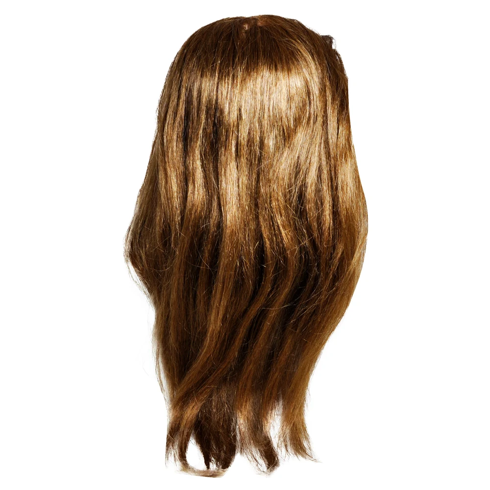 Cabeza de Práctica Jessamy 100% Pelo Natural Castaño 50cm — foto 1
