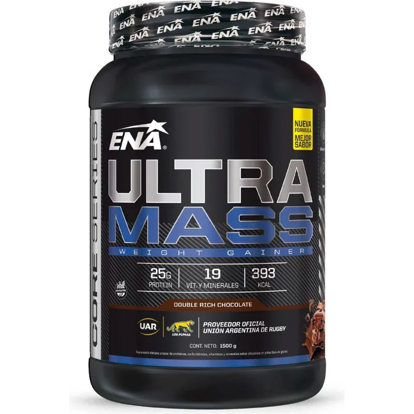 Suplemento Ganador de Masa ENA Ultra Mass Chocolate 1500 g — foto 2
