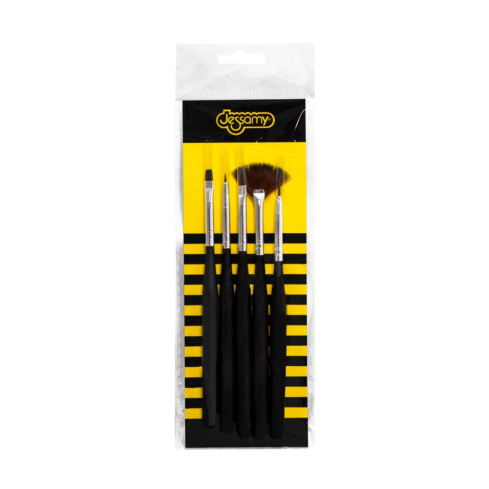Set de 5 Pinceles para Nail Art Jessamy — foto 2