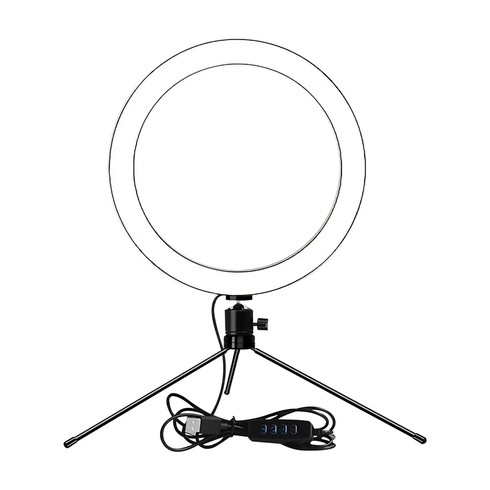 Kit Luz de Anillo LED 26cm Jessamy Con Soporte — foto 3