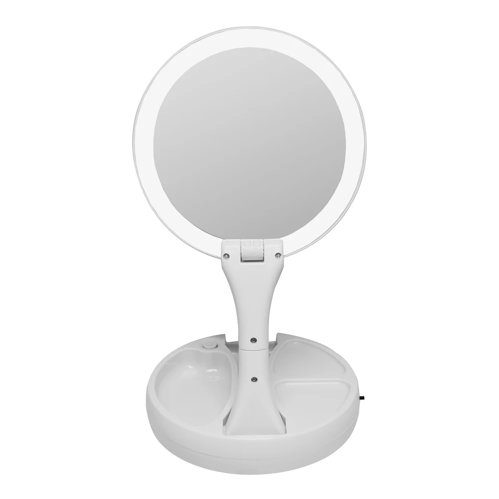 Espejo LED 10X Redondo Plegable Jessamy — foto 3