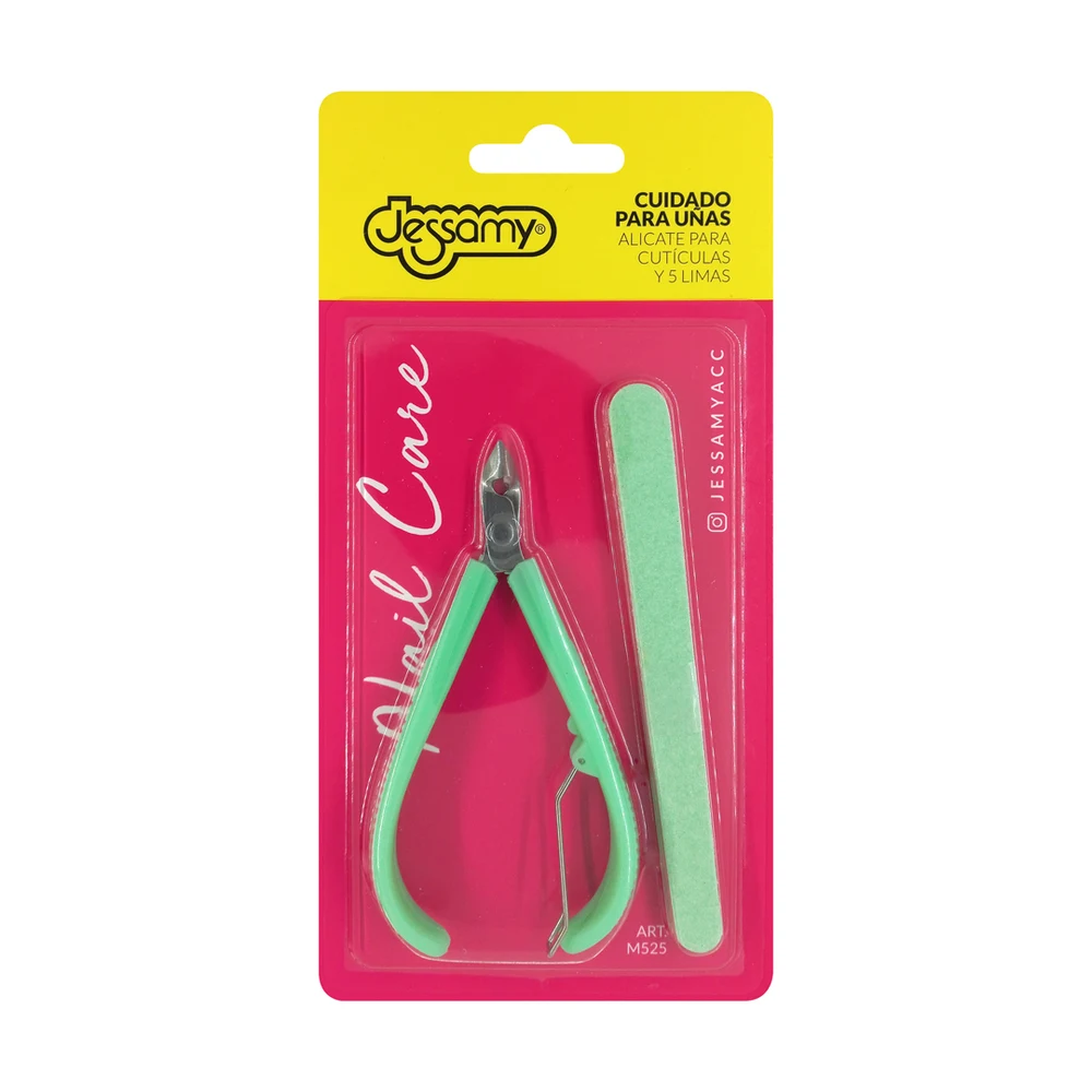 Alicate para cutículas Jessamy con 5 limas — foto 4