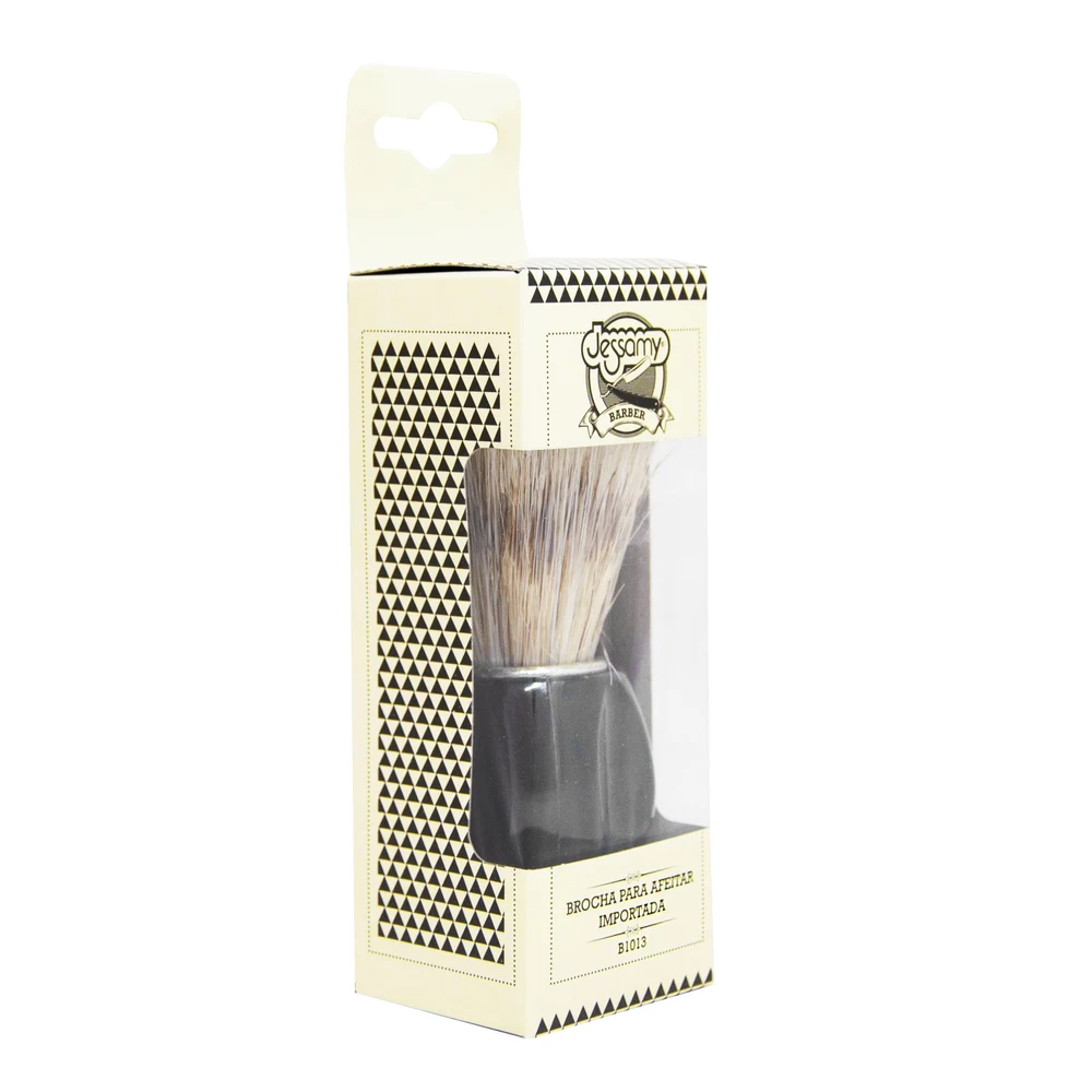 Brocha de Afeitar Jessamy Grande Mango Plástico Negro — foto 4