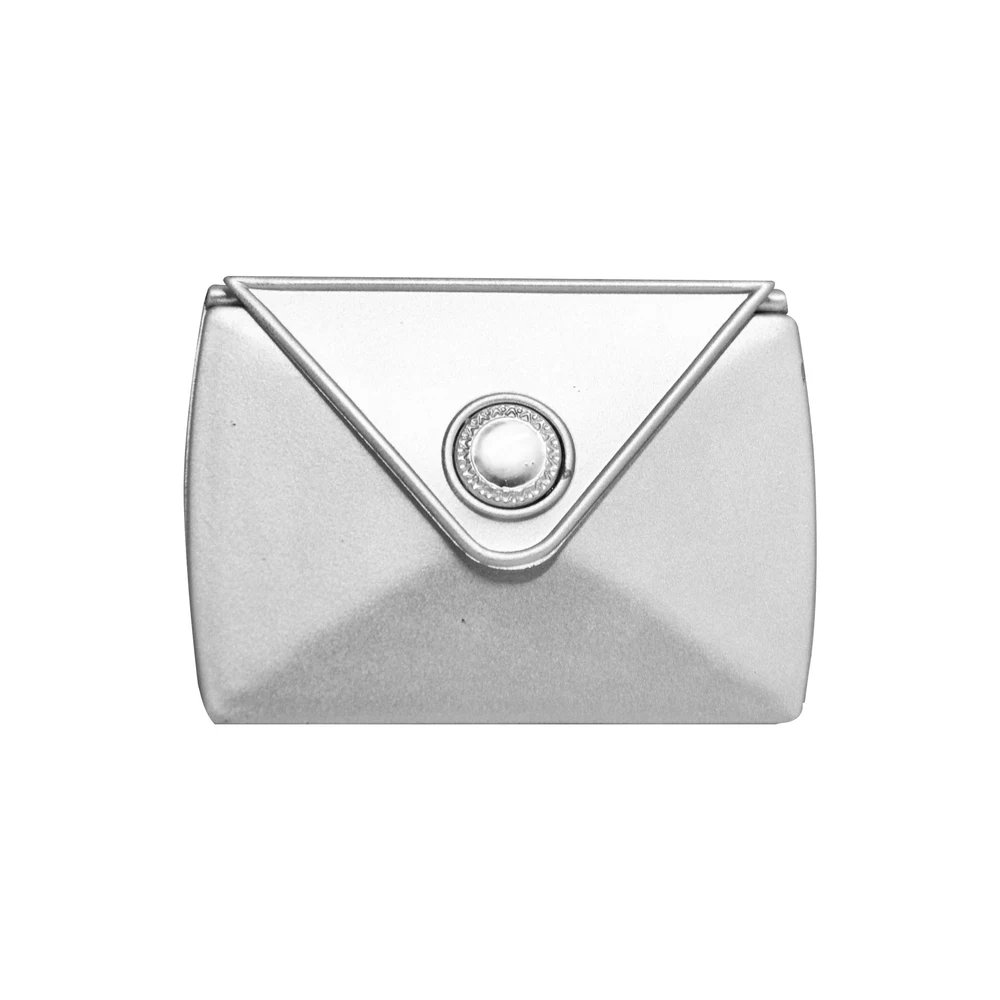 Espejo de Cartera Doble Faz Jessamy Plateado — foto 2