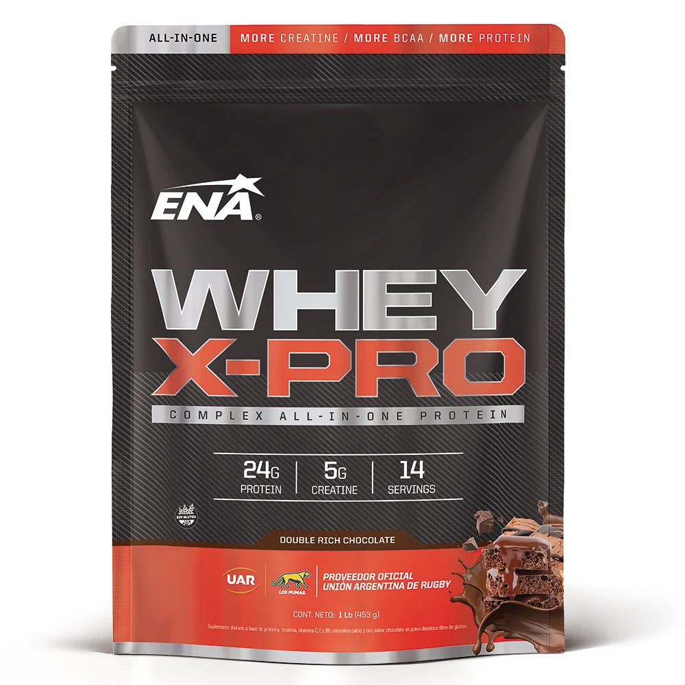 Suplemento ENA Whey X Pro Sabor Chocolate 453 g — foto 1