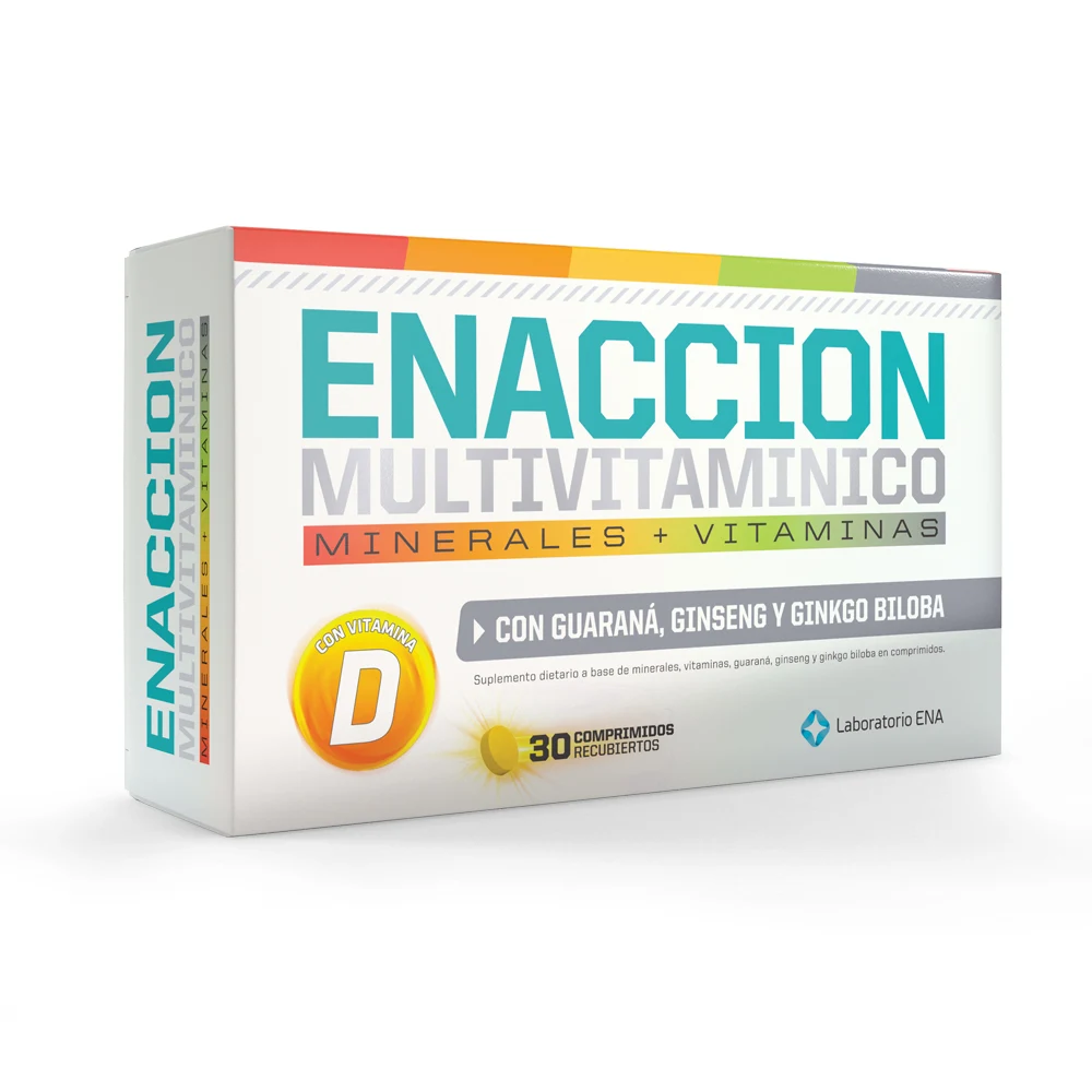 Enaccion Multivitamínico Vitamina D 30 Comprimidos — foto 1