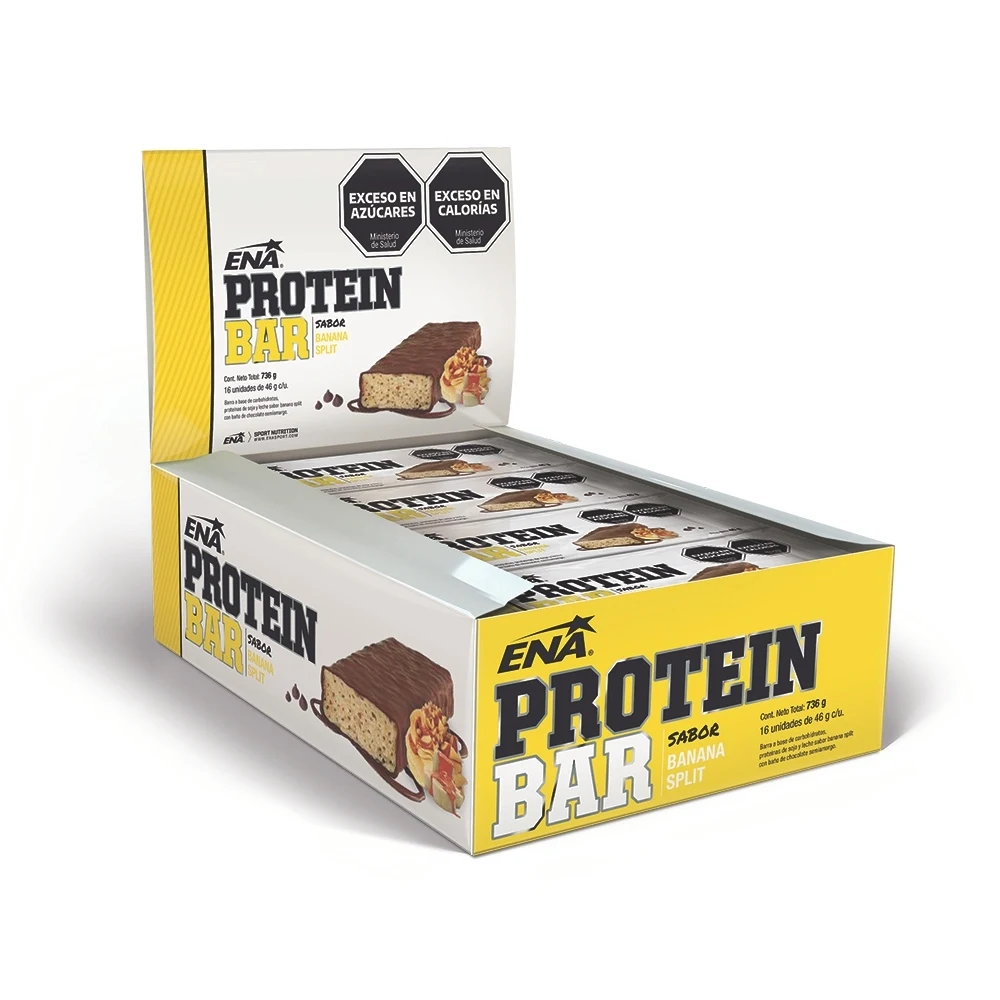 Barra de Proteína ENA Protein Bar Banana 16 Unidades — foto 1