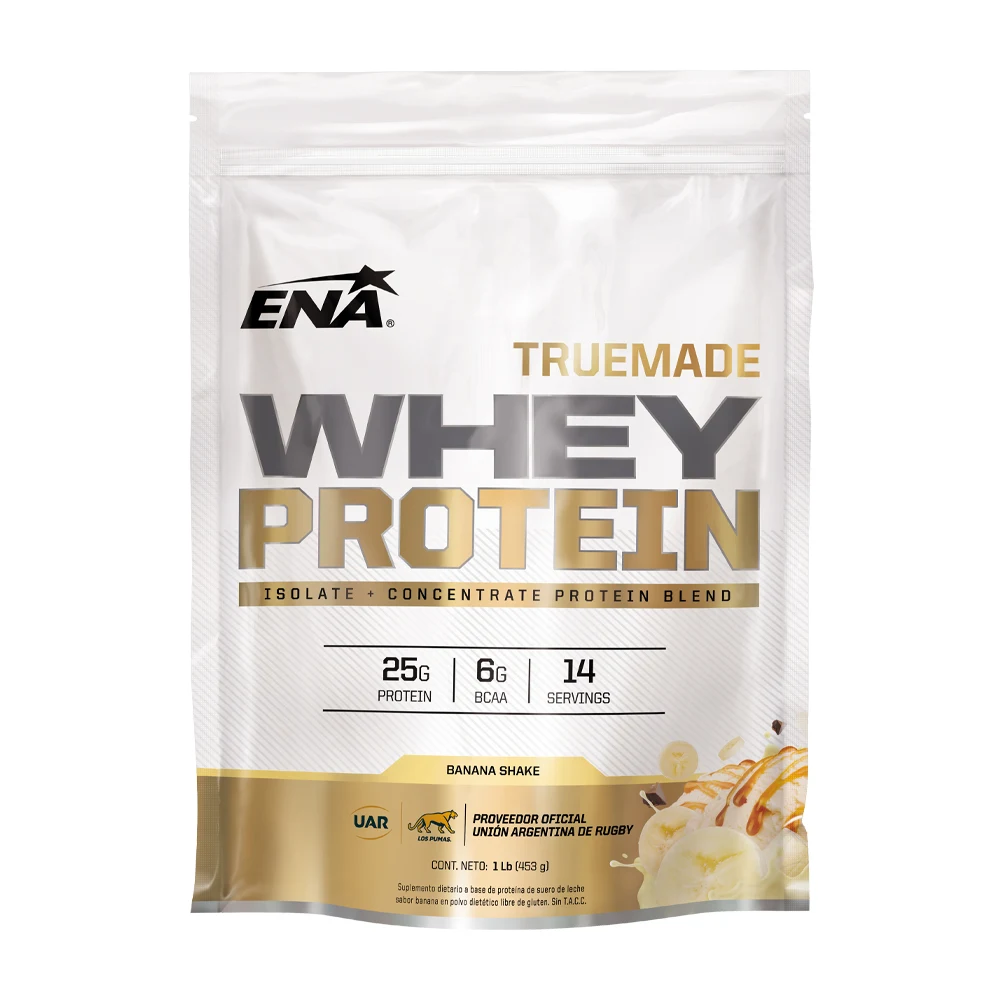 Whey Protein Ena True Made Banana Shake 453 g — foto 1