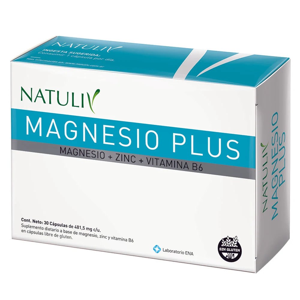 Magnesio Plus Natuliv 30 Cápsulas — foto 1