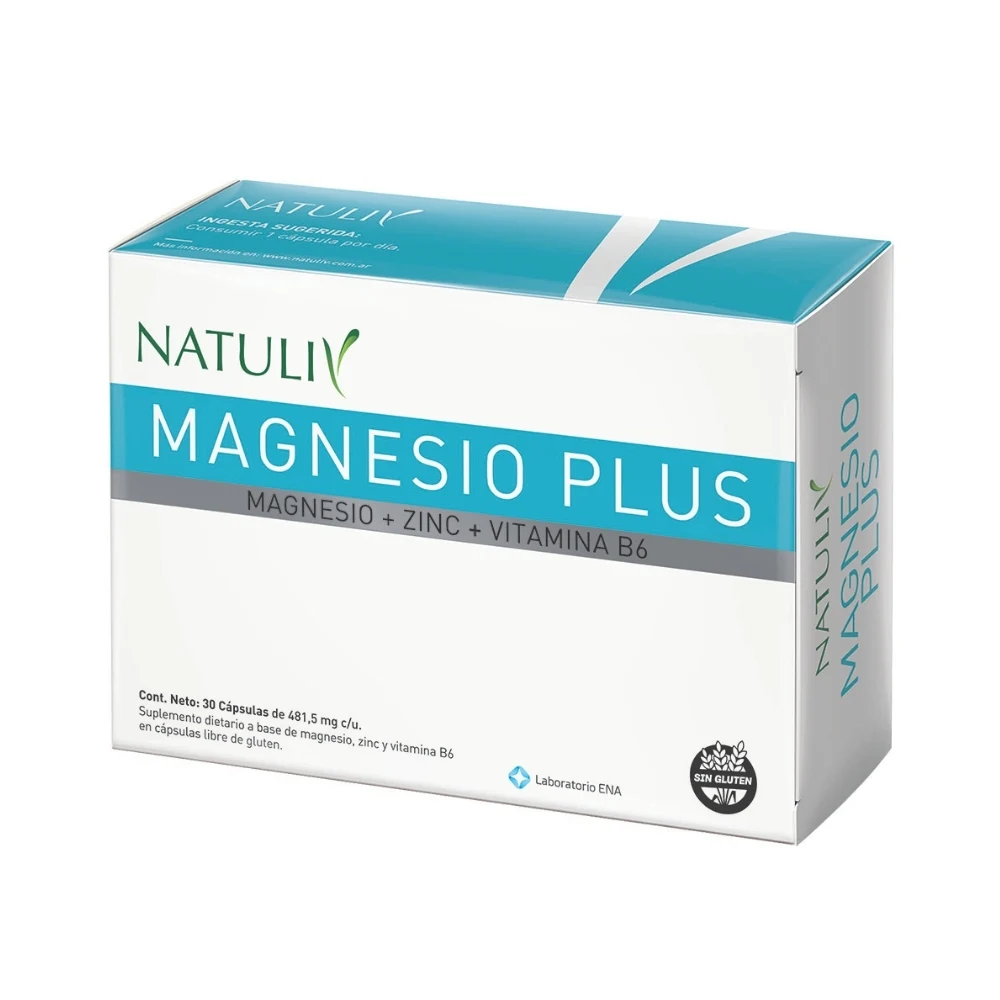 Magnesio Plus Natuliv 30 Cápsulas — foto 4