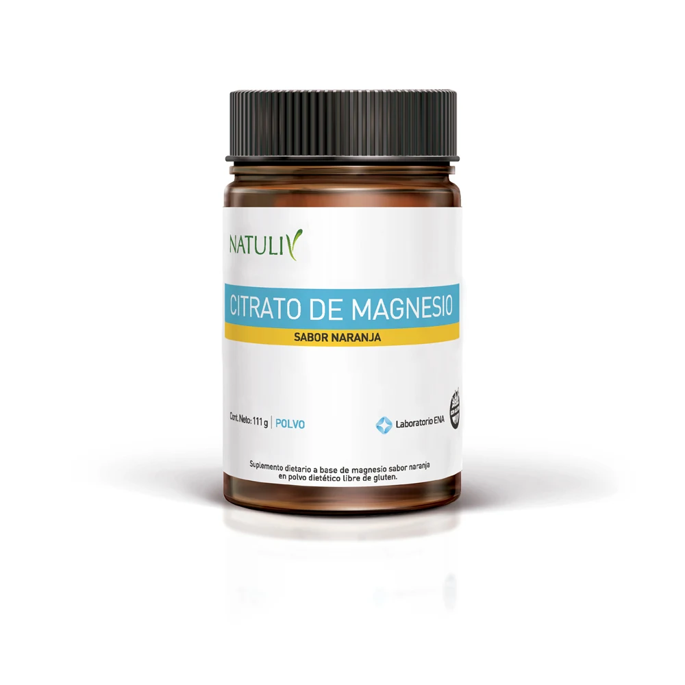 NATULIV Citrato de Magnesio en Polvo Naranja 111 g — Ena — foto 1
