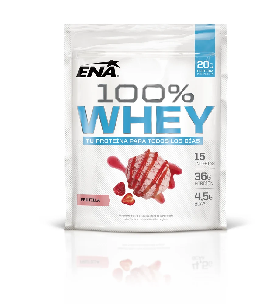 Whey Protein ENA 100% Frutilla 540 g — foto 3