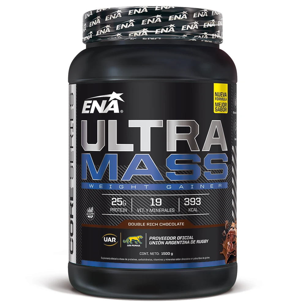 Suplemento Ganador de Masa ENA Ultra Mass Chocolate 1500 g — foto 1