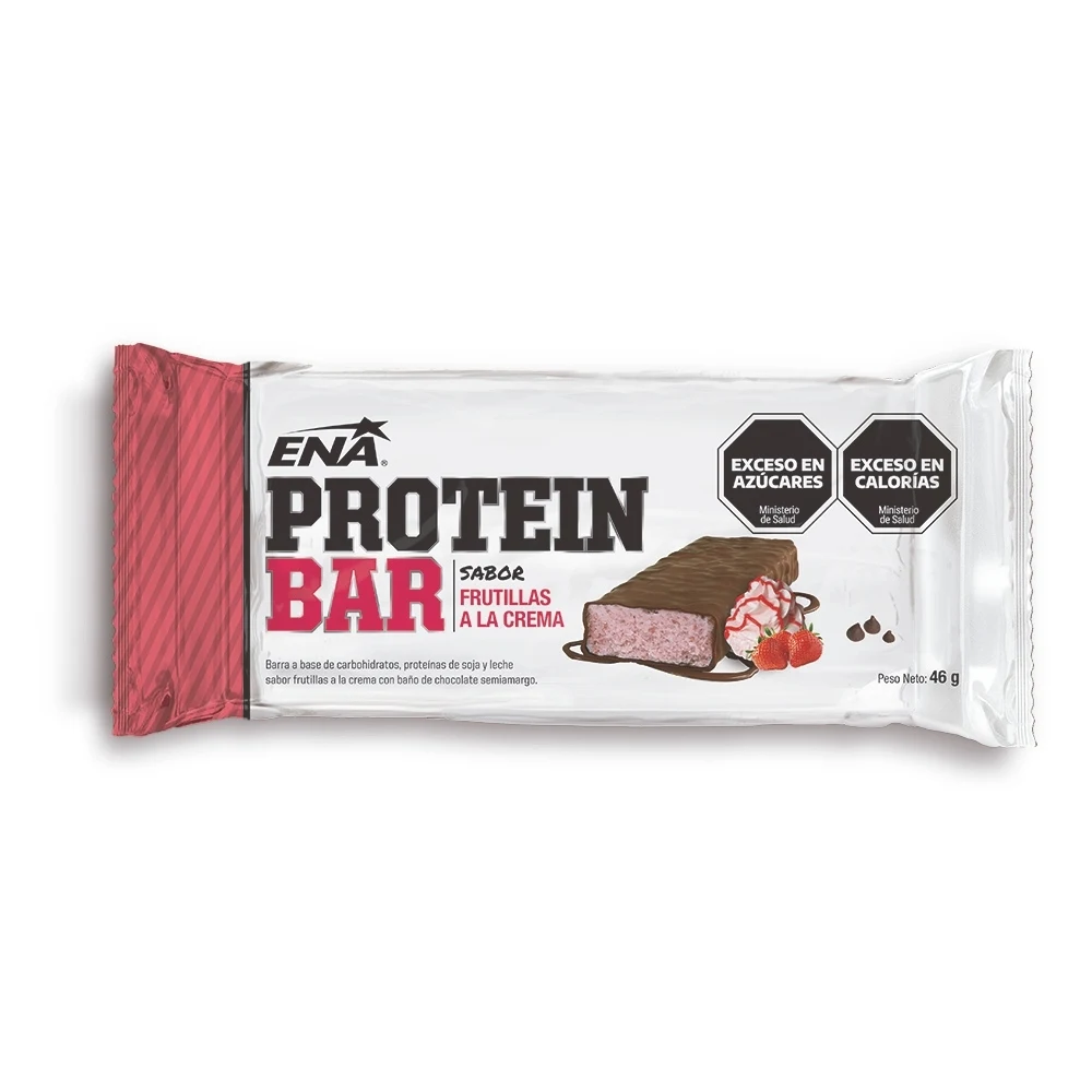 Barra de Proteína ENA Protein Bar Frutilla y Crema 46 g — foto 1