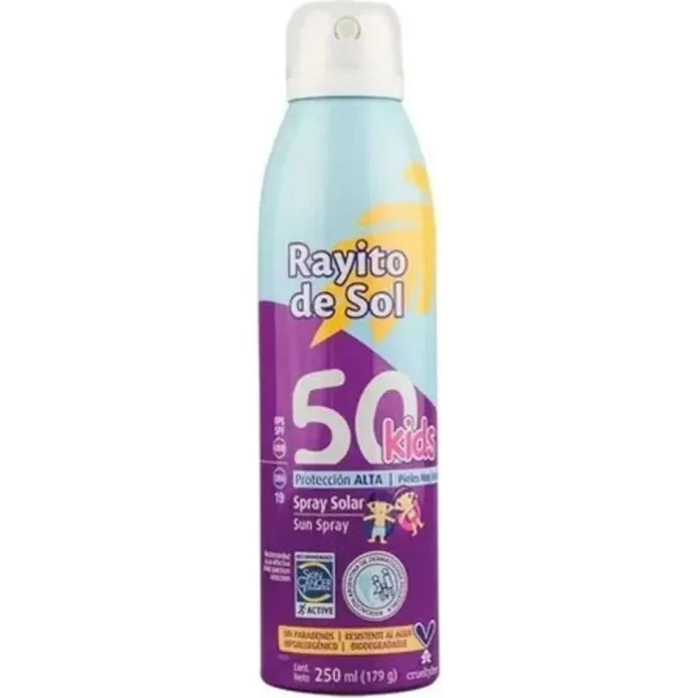 Protector Solar Rayito de Sol Kids Spray Invisible FPS 50 195 ml — foto 3