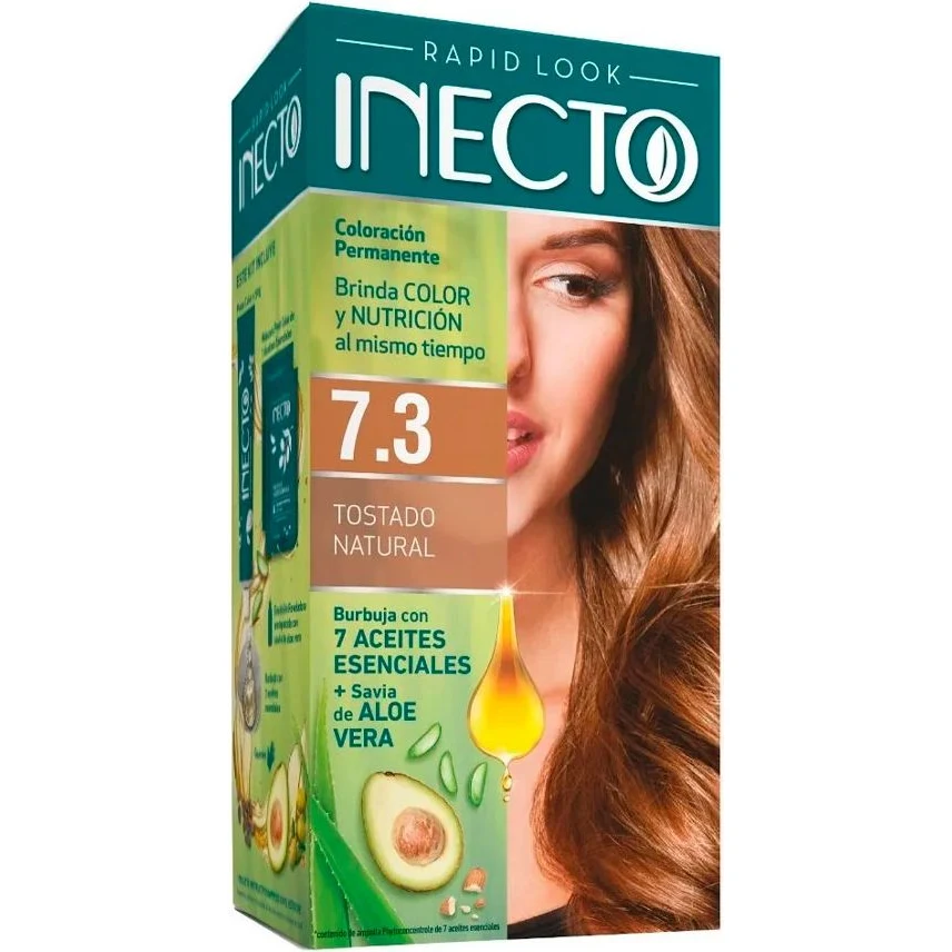 Inecto Tintura Rapid Kit -Tostado Natural N° 7,3 — foto 2