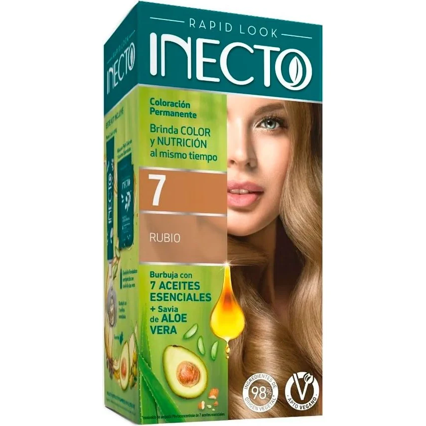 Tintura Capilar Inecto Rapid Look Tono 7 — foto 2
