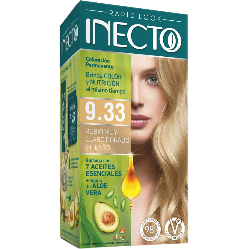 Tintura Capilar Inecto Rapid Look Tono 9.33 — foto 2