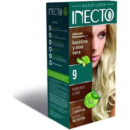 Inecto Tintura Rapid Kit -Rubio Muy Claro N° 9 — foto 2