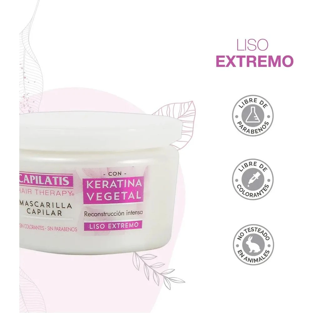 Máscara Capilar Capilatis con Keratina 170 g — foto 4