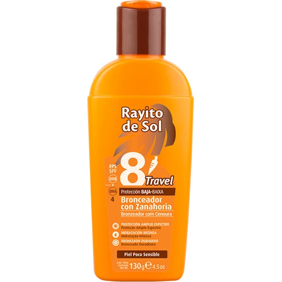 Bronceador Rayito de Sol FPS 8 con Zanahoria 130 g — foto 2