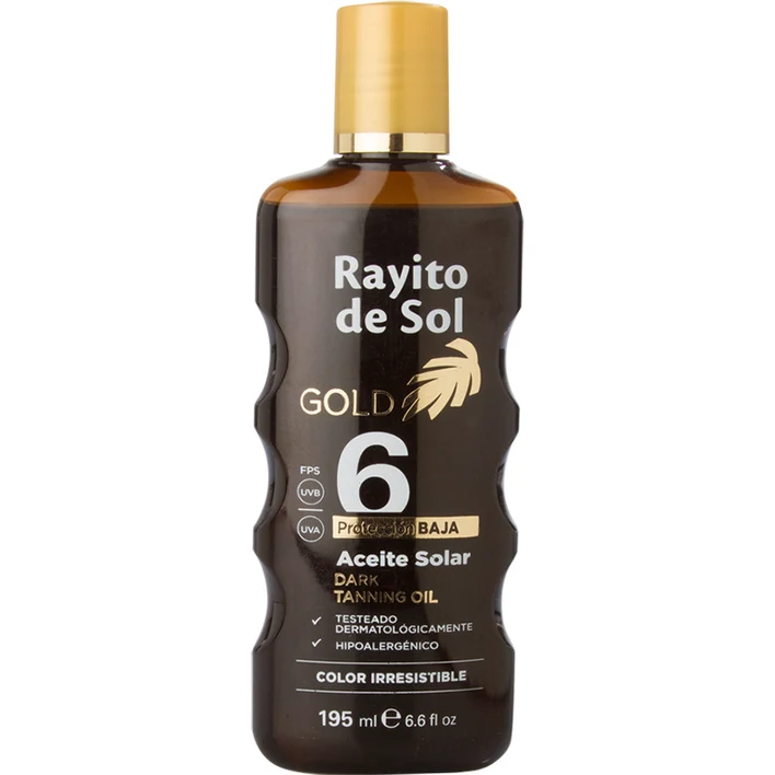 Aceite Solar Rayito de Sol FPS 6 195 ml — foto 2