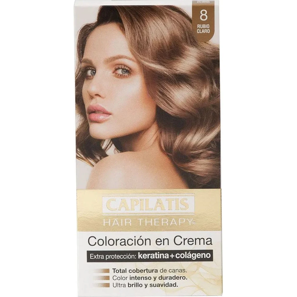 Capilatis Coloración en Crema - Rubio Claro 8 — foto 3
