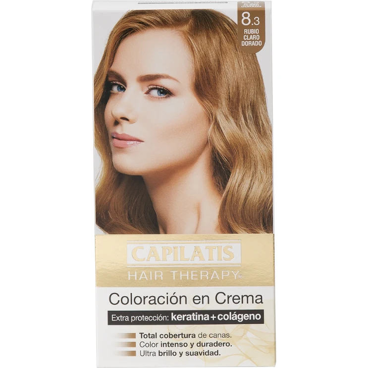 Capilatis Coloración en Crema - Rubio Claro Dorado 8.3 — foto 2