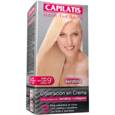 Capilatis Coloración en Crema - Rubio Muy Claro Ceniza 9.1 — foto 2