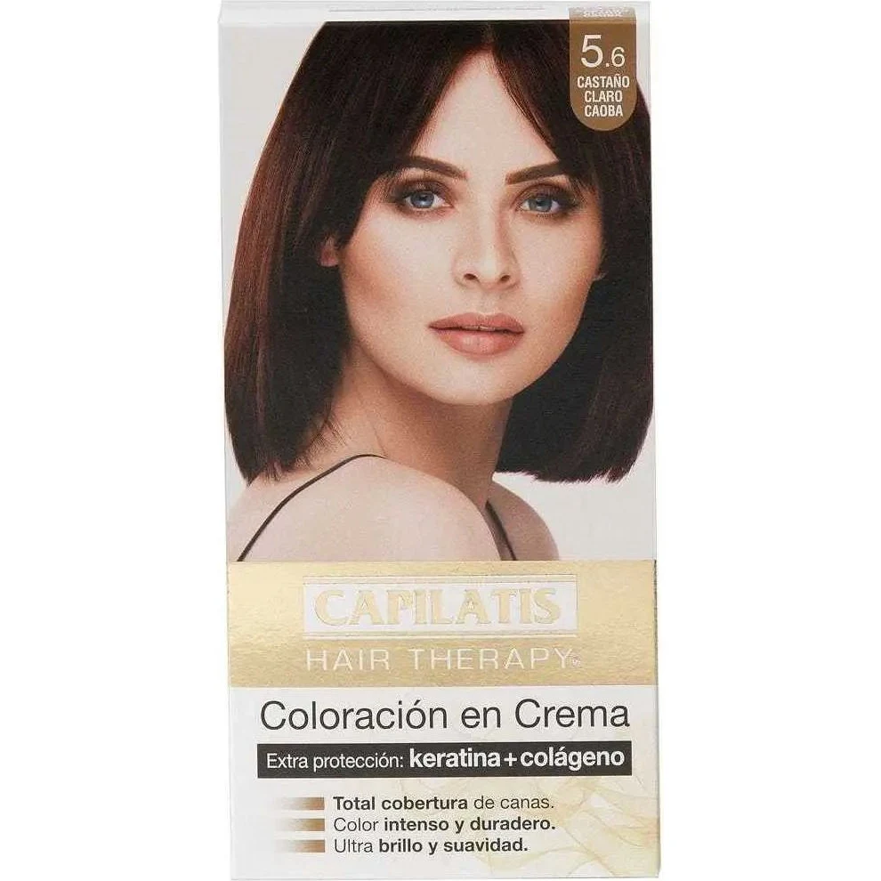 Capilatis Coloración en Crema - Castaño Claro Caoba 5.6 — foto 4