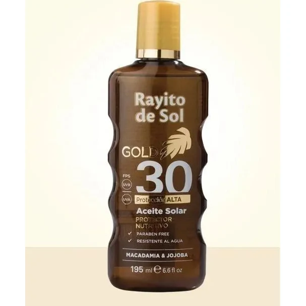 Protector Solar Rayito de Sol Gold FPS 30 con Aceite 195 ml — foto 3