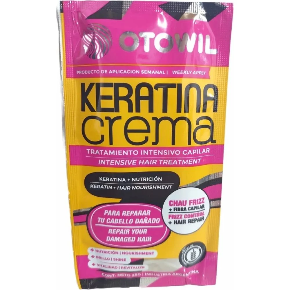 Tratamiento Capilar de Keratina Otowil en Sobres 24 x 25 g — foto 5