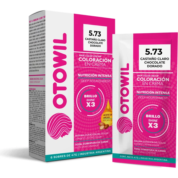 Otowil Tin Sob 5.73 Castaño Cl Choc x 47 gr — foto 2