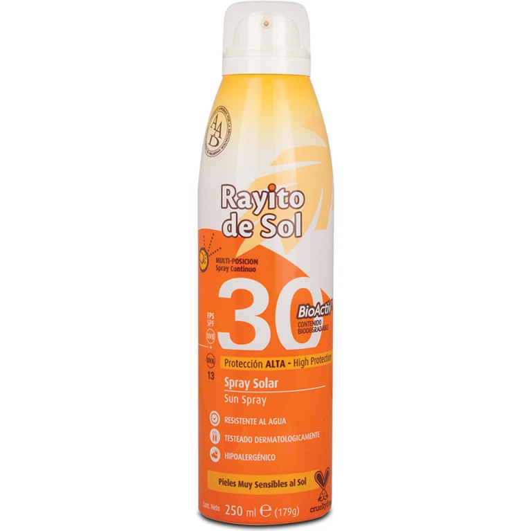 Protector Solar Rayito Bioactiv FPS 30 Spray 250 ml — Rayito de Sol — foto 2