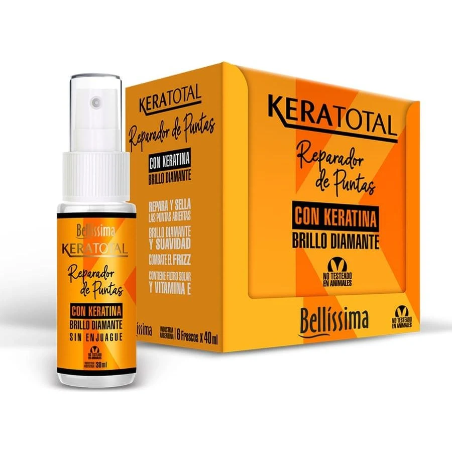 Tratamiento Capilar Bellissima Keratina Reparador Puntas 3x30 — foto 2