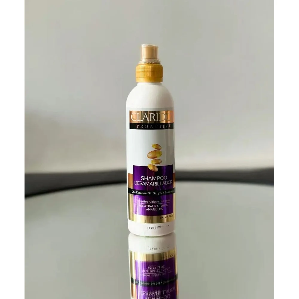 Shampoo Desamarillador Claridge 300 ml — foto 4
