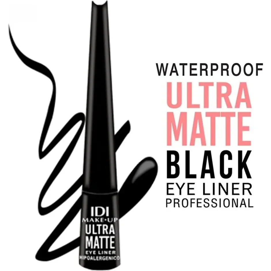 Delineador Líquido Ultra Matte Ojos Tono 01 — IDI — foto 3