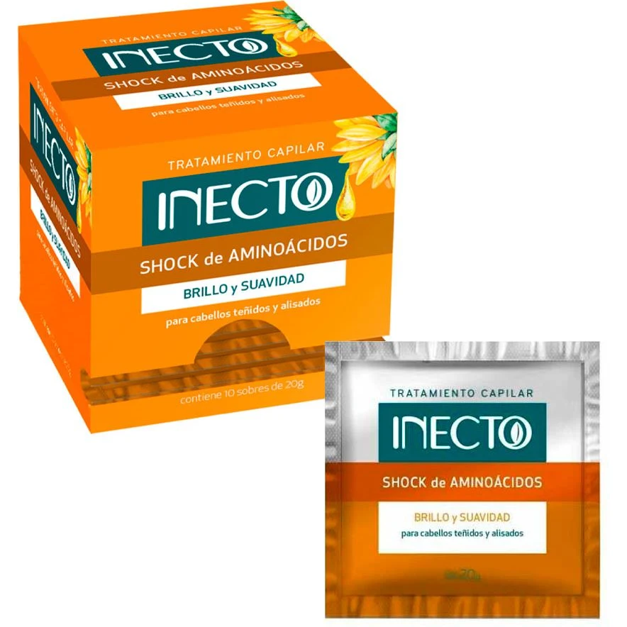 Acondicionador Inecto Shock Sobres x 10 — foto 2