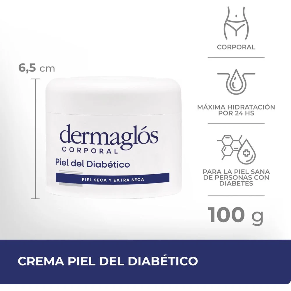 Crema Dermaglós Piel del Diabético 100 g — foto 2