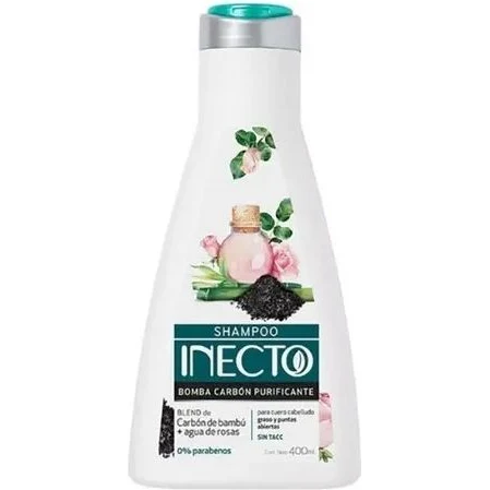 Shampoo Inecto Bomba de Carbón Purificante 400 ml — foto 2